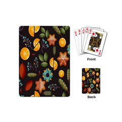 Christmas Seamless Pattern Playing Cards Single Design (mini) by Semog4