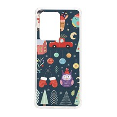 Vector Set Cute Christmas Elements Santa-penguin Deer Bear Fox Owl Trees Snowman Bird Angel More Samsung Galaxy S20 Ultra 6 9 Inch Tpu Uv Case by Semog4