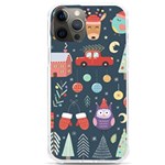 Vector Set Cute Christmas Elements Santa Penguin Deer Bear Fox Owl Trees Snowman Bird Angel More iPhone 12 Pro max TPU UV Print Case Front