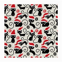 Cute Christmas Seamless Pattern Vector Medium Glasses Cloth (2 Sides)