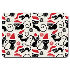 Cute Christmas Seamless Pattern Vector Large Doormat by Semog4