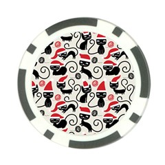 Cute Christmas Seamless Pattern Vector Poker Chip Card Guard by Semog4