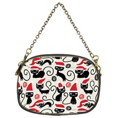 Cute Christmas Seamless Pattern Vector Chain Purse (Two Sides)