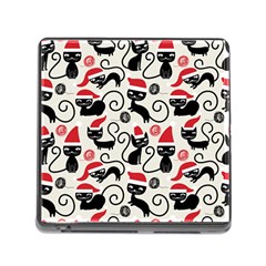 Cute Christmas Seamless Pattern Vector Memory Card Reader (Square 5 Slot)