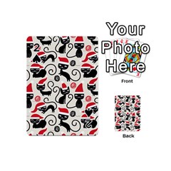 Cute Christmas Seamless Pattern Vector Playing Cards 54 Designs (Mini)