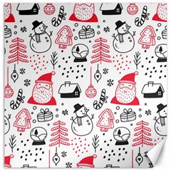 Christmas Themed Seamless Pattern Canvas 16  X 16  by Semog4