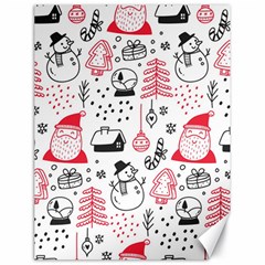 Christmas Themed Seamless Pattern Canvas 18  X 24  by Semog4