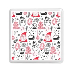 Christmas Themed Seamless Pattern Memory Card Reader (square) by Semog4