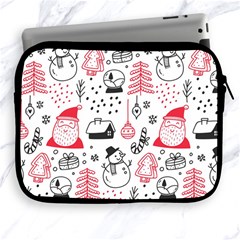 Christmas Themed Seamless Pattern Apple Ipad 2/3/4 Zipper Cases by Semog4