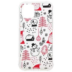 Christmas Themed Seamless Pattern Iphone 12/12 Pro Tpu Uv Print Case by Semog4