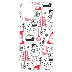 Christmas Themed Seamless Pattern Iphone 14 Plus Black Uv Print Case by Semog4