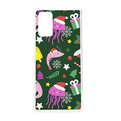 Colorful Funny Christmas Pattern Samsung Galaxy Note 20 Tpu Uv Case by Semog4