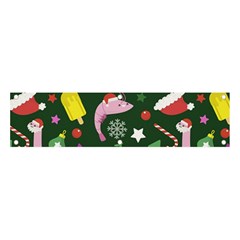 Colorful Funny Christmas Pattern Banner And Sign 4  X 1  by Semog4