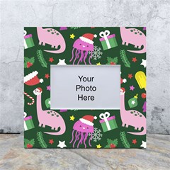 Colorful Funny Christmas Pattern White Box Photo Frame 4  X 6  by Semog4