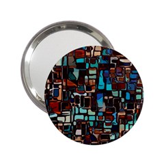 Stained Glass Mosaic Abstract 2 25  Handbag Mirrors by Semog4