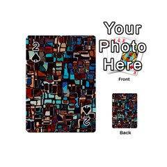 Stained Glass Mosaic Abstract Playing Cards 54 Designs (mini) by Semog4