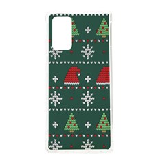 Beautiful Knitted Christmas Pattern Samsung Galaxy Note 20 Tpu Uv Case by Semog4