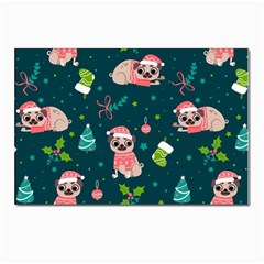 Pattern Christmas Funny Postcards 5  X 7  (pkg Of 10) by Semog4