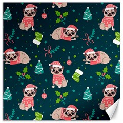 Pattern Christmas Funny Canvas 16  X 16  by Semog4