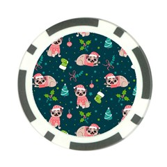 Pattern Christmas Funny Poker Chip Card Guard by Semog4