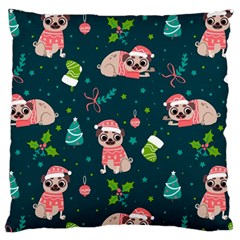 Pattern Christmas Funny Large Cushion Case (one Side) by Semog4