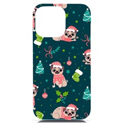 Pattern Christmas Funny Iphone 14 Pro Max Black Uv Print Case by Semog4