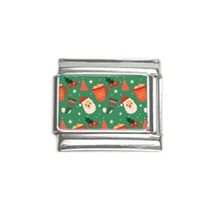 Colorful Funny Christmas Pattern Italian Charm (9mm) by Semog4