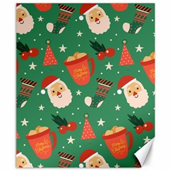 Colorful Funny Christmas Pattern Canvas 8  X 10  by Semog4