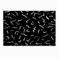 Scribbles Lines Drawing Picture Postcard 4 x 6  (pkg Of 10) by Semog4