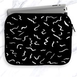 Scribbles Lines Drawing Picture Apple iPad 2/3/4 Zipper Cases Front