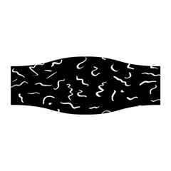 Scribbles Lines Drawing Picture Stretchable Headband by Semog4