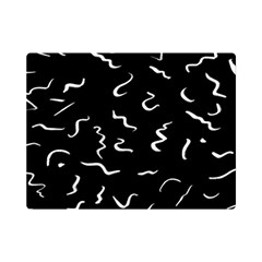 Scribbles Lines Drawing Picture Premium Plush Fleece Blanket (mini) by Semog4