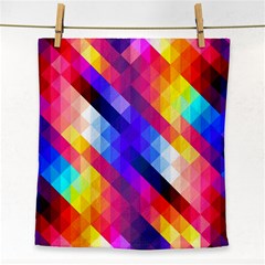 Abstract Background Colorful Pattern Face Towel by Semog4