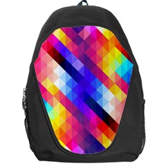 Abstract Background Colorful Pattern Backpack Bag by Semog4