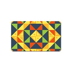 Background Geometric Color Magnet (name Card) by Semog4