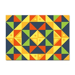 Background Geometric Color Sticker A4 (10 Pack) by Semog4