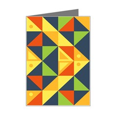 Background Geometric Color Mini Greeting Card