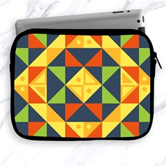 Background Geometric Color Apple Ipad 2/3/4 Zipper Cases by Semog4