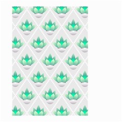 Plant Pattern Green Leaf Flora Small Garden Flag (two Sides) by Semog4