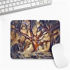 Tree Forest Woods Nature Landscape Small Mousepad by Semog4