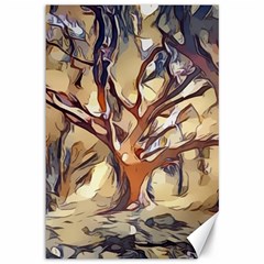 Tree Forest Woods Nature Landscape Canvas 12  X 18  by Semog4