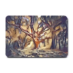 Tree Forest Woods Nature Landscape Small Doormat by Semog4