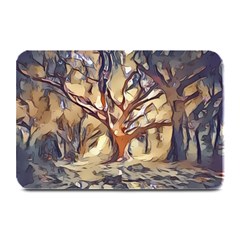 Tree Forest Woods Nature Landscape Plate Mats by Semog4