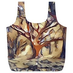 Tree Forest Woods Nature Landscape Full Print Recycle Bag (xl) by Semog4