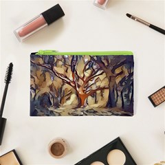 Tree Forest Woods Nature Landscape Cosmetic Bag (xs) by Semog4