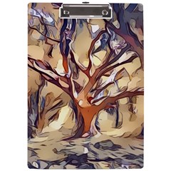 Tree Forest Woods Nature Landscape A4 Acrylic Clipboard by Semog4