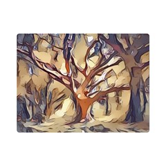 Tree Forest Woods Nature Landscape Premium Plush Fleece Blanket (mini) by Semog4