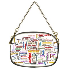 Writing Author Motivation Words Chain Purse (two Sides) by Semog4