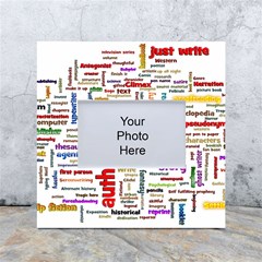 Writing Author Motivation Words White Box Photo Frame 4  X 6  by Semog4