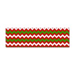 Christmas Paper Scrapbooking Pattern Sticker Bumper (10 pack) Front